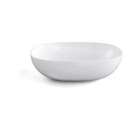 ACQUAIO - Oval porcelænsvask i hvid fra Cassøe