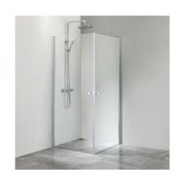 Cassøe SLIM - Hjørneløsning - Klar - Isglas - 78,5 - 88,5 cm Cassøe SLIM - Hjørneløsning - Klar - Isglas - 78,5 - 88,5 cm
