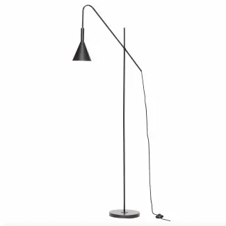 Gulvlampe i metal sort fra Hübsch