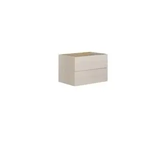 Vaskeskab med 2 skuffer Hvid Eg 40x60x40 cm, 40x80x40 cm, 40x100x40 cm, 40x120x40 cm