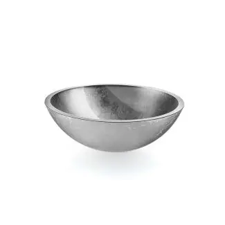 Glasbowl - Sølv