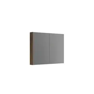 Style spejlskab 100 cm med 2 låger og lysstyring, tilvælg lamper, Nordisk Eg, Hvid mat, Hvid mat lak, Askegrå, Sort gummi, Grå mat, Valgfri farve, Hvid højglans, Brun eg, Sort mat